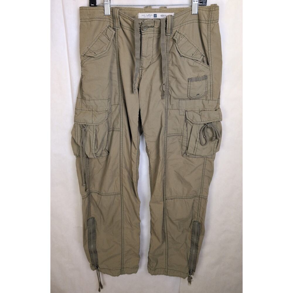 Gap tan cargo pants Size 8 womens Utility Granola Gorpcore Outdoors Streetwear
